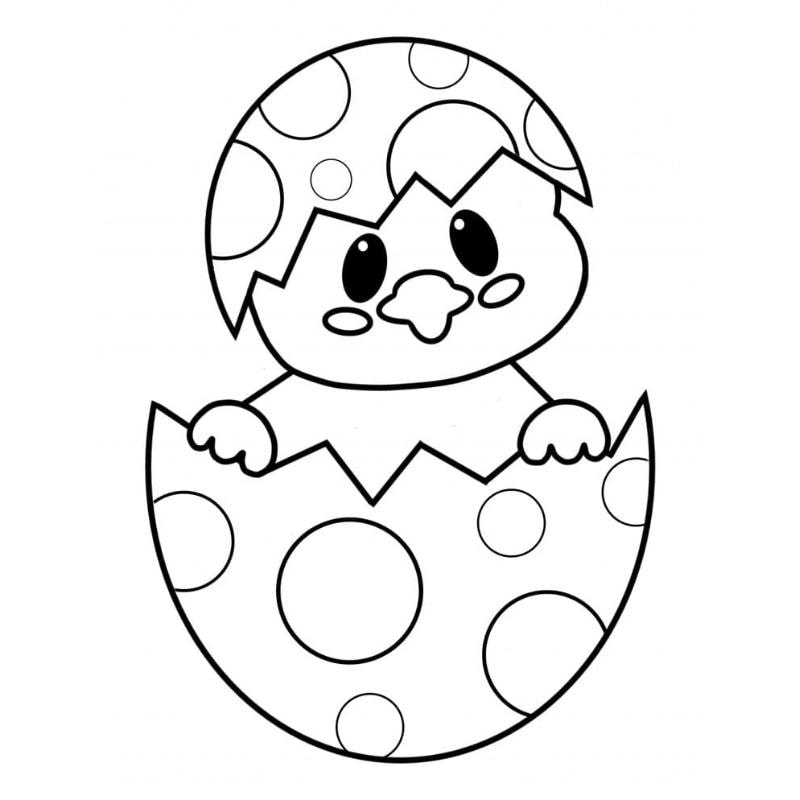 Bé yêu tô màu con gà cho bé dễ thương