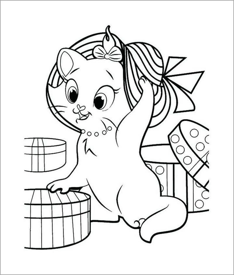 Khám phá tô màu mèo vui nhộn cho bé