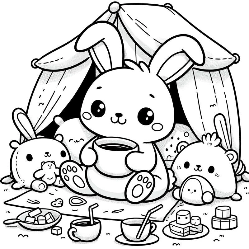 Tuyển chọn hình ảnh tô màu con thỏ cho bé thỏa thích vẽ