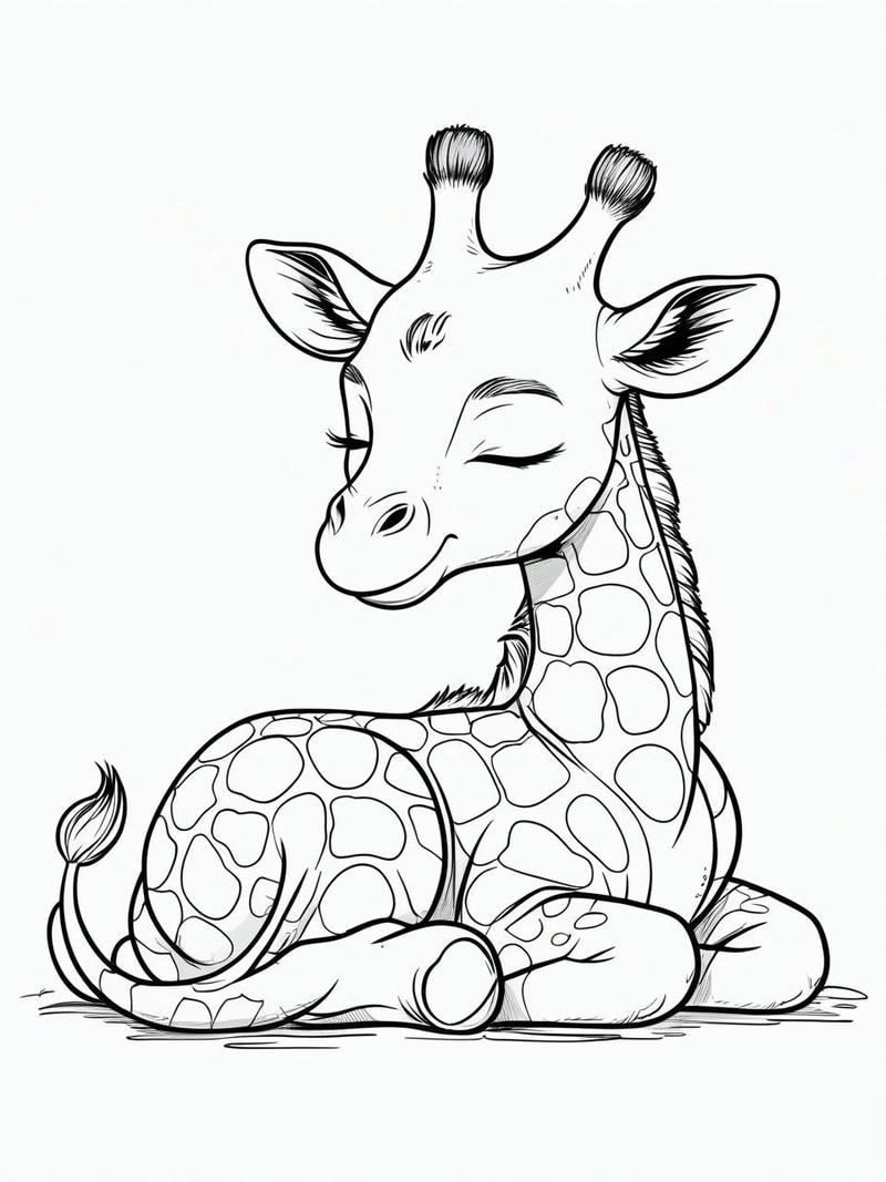 Khám phá tranh tô màu con vật sống trong rừng cùng bé