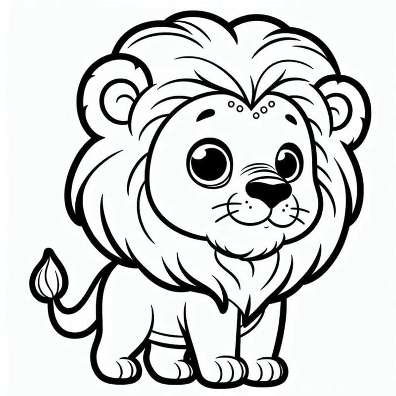 Tuyển chọn tranh tô màu các con vật siêu dễ thương