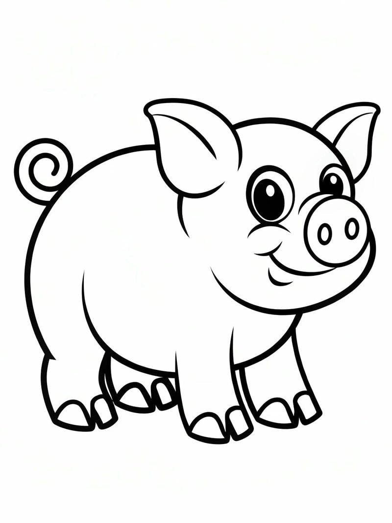 Bộ sưu tập tô màu con vật cute đáng yêu