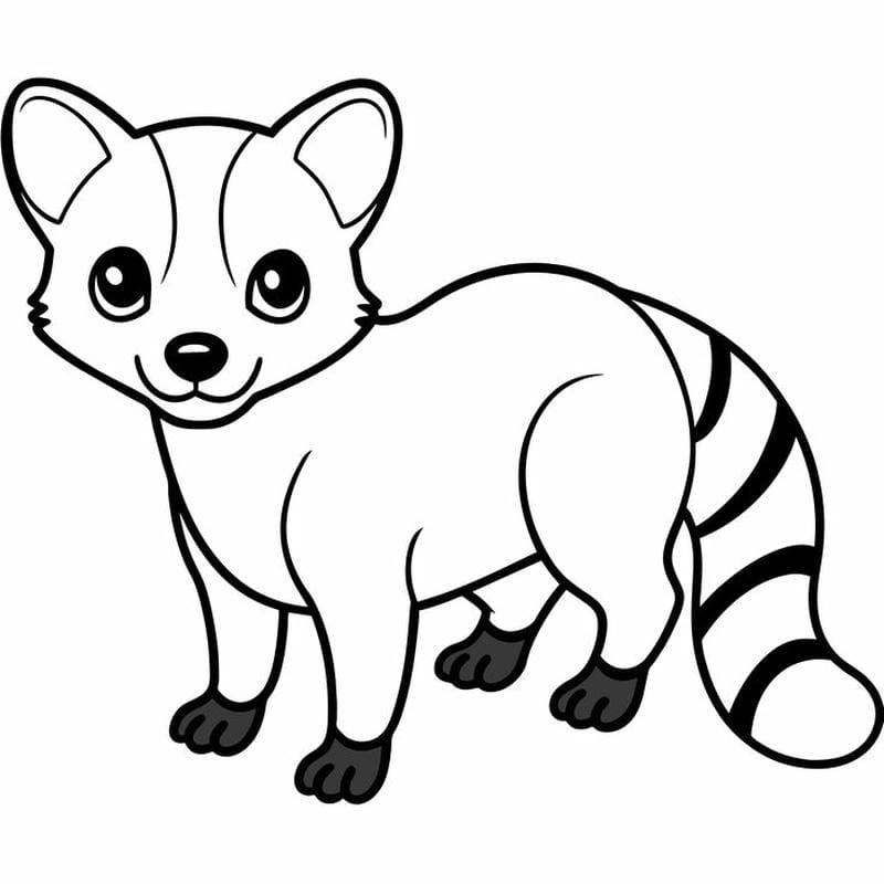 Bộ sưu tập hình con vật tô màu dễ thương