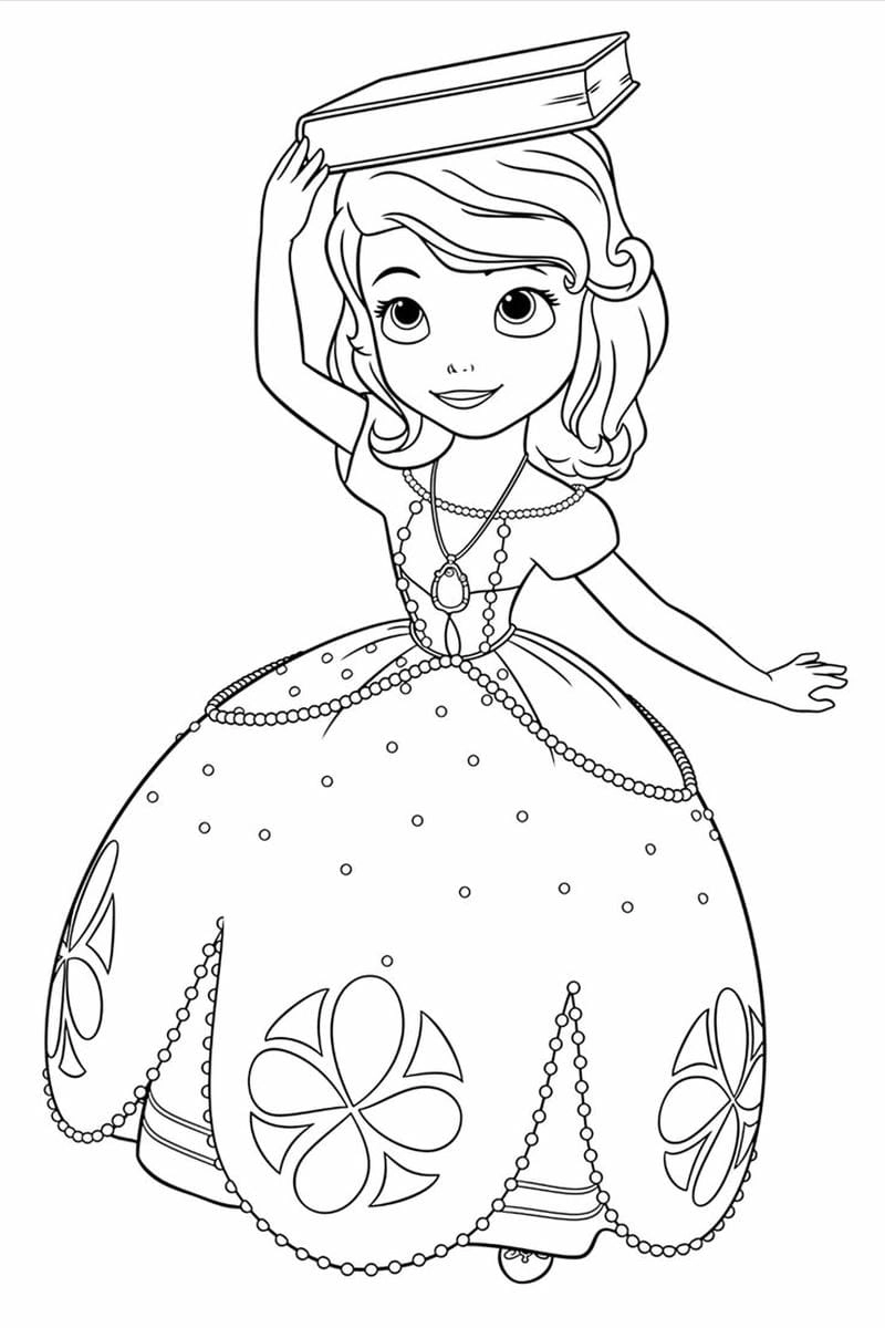 Khám phá ngay cùng in hình công chúa tô màu thật xinh xắn