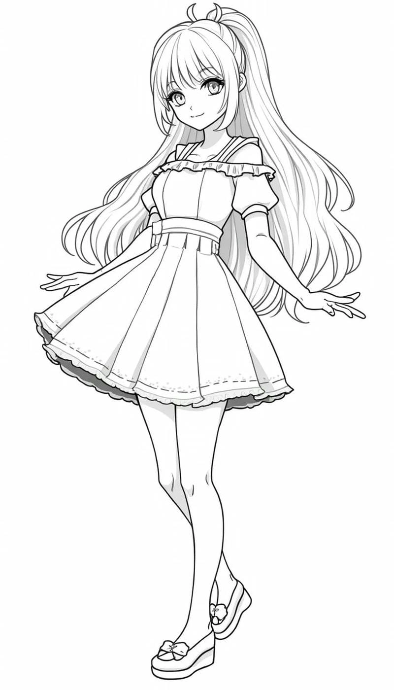 Kho ảnh siêu dễ thương với ảnh tô màu công chúa dành cho bé