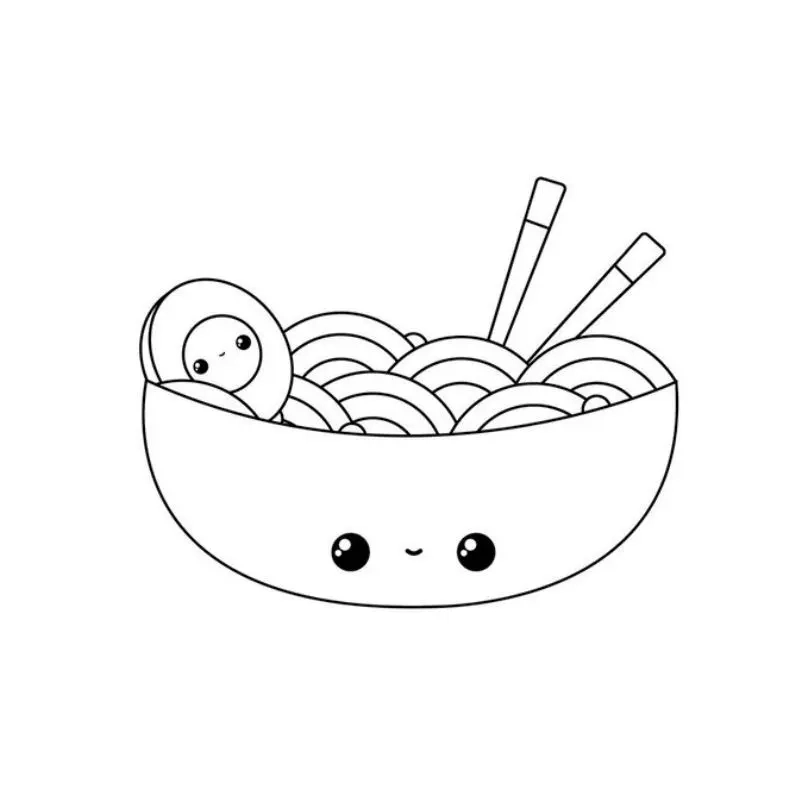 Khám phá các mẫu tranh tô màu đồ ăn vặt đa dạng phong cách