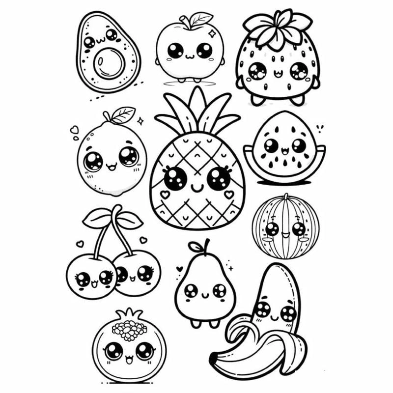 Khám phá nhiều mẫu tô màu đồ ăn sáng tạo