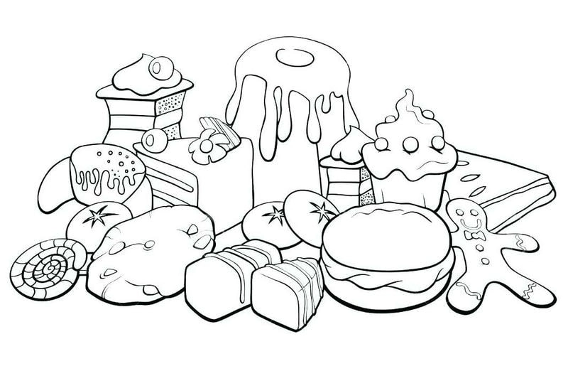 Thỏa sức lựa chọn sticker tranh tô màu đồ ăn cute mini