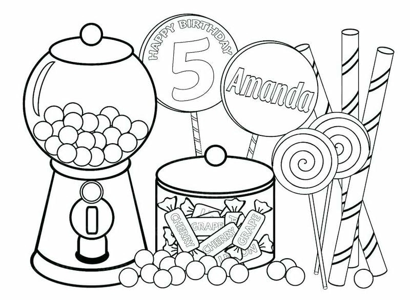 Dễ dàng in tranh tô màu đồ ăn cute chất lượng cao