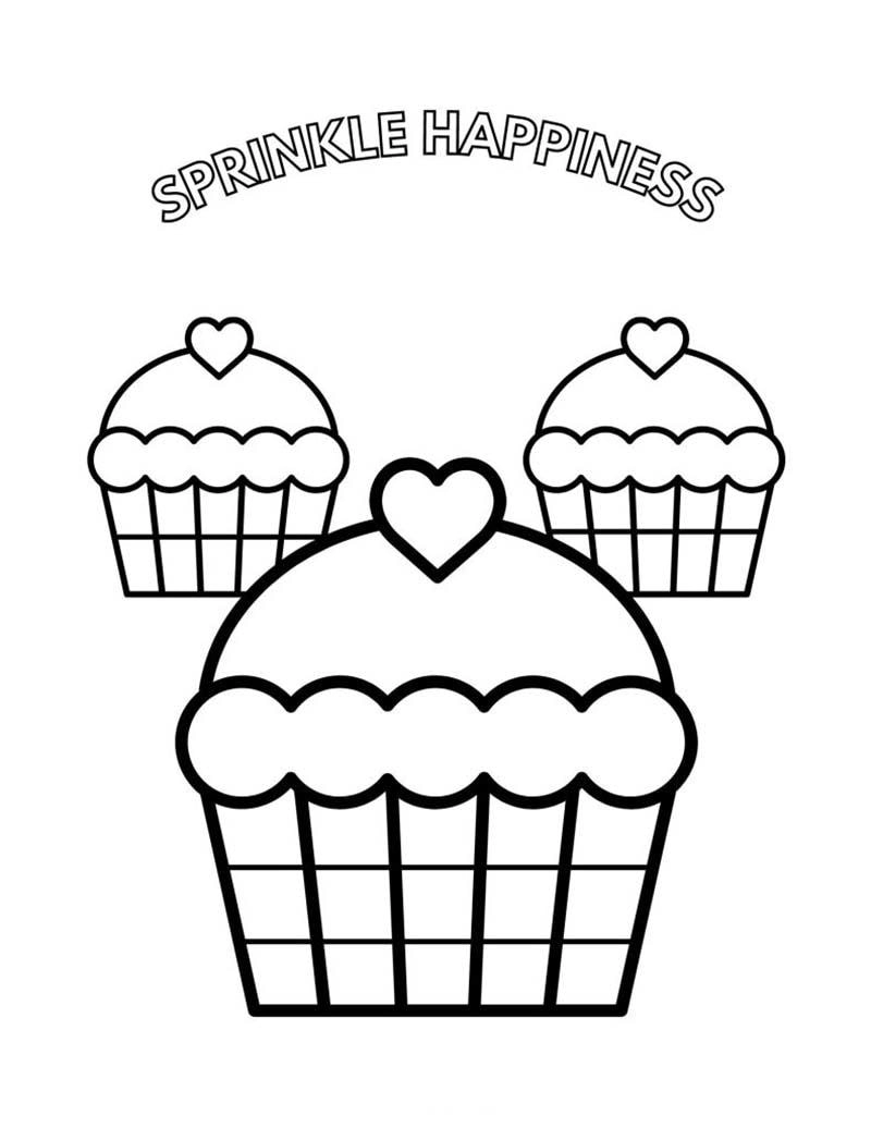 Bộ sưu tập đa dạng để in tranh tô màu đồ ăn