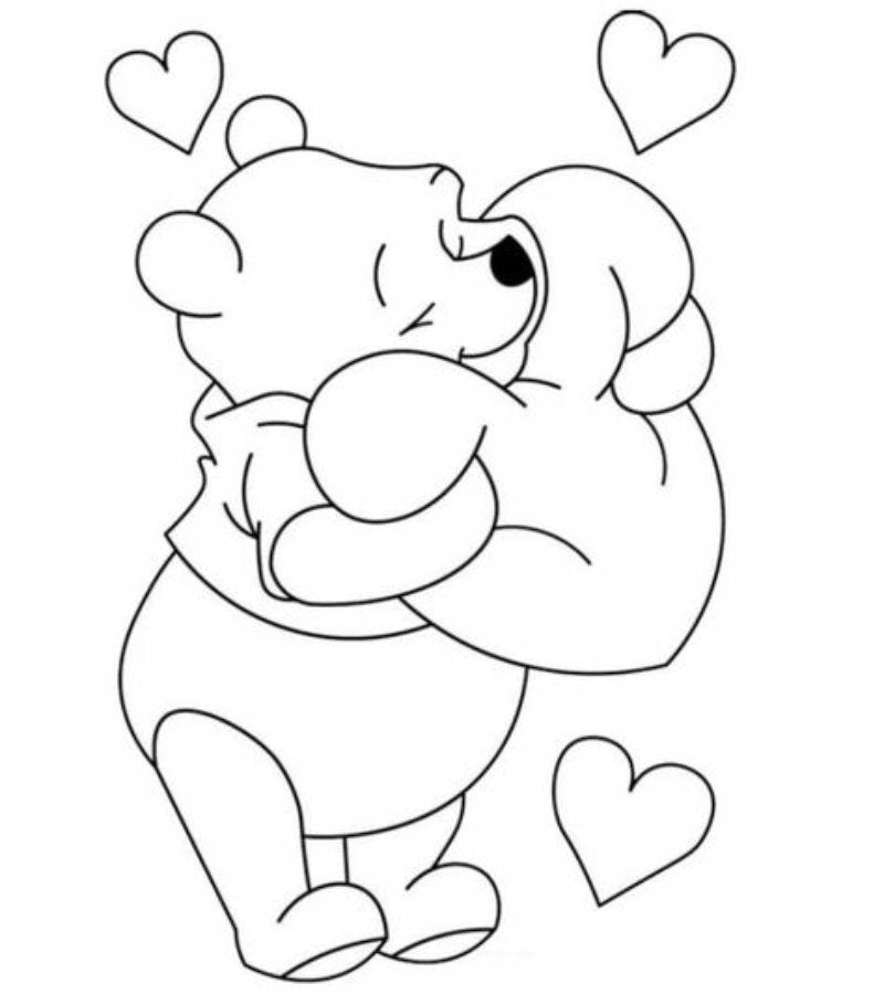 Tổng hợp hình tô màu gấu siêu xinh dành cho bé từ 3 tuổi