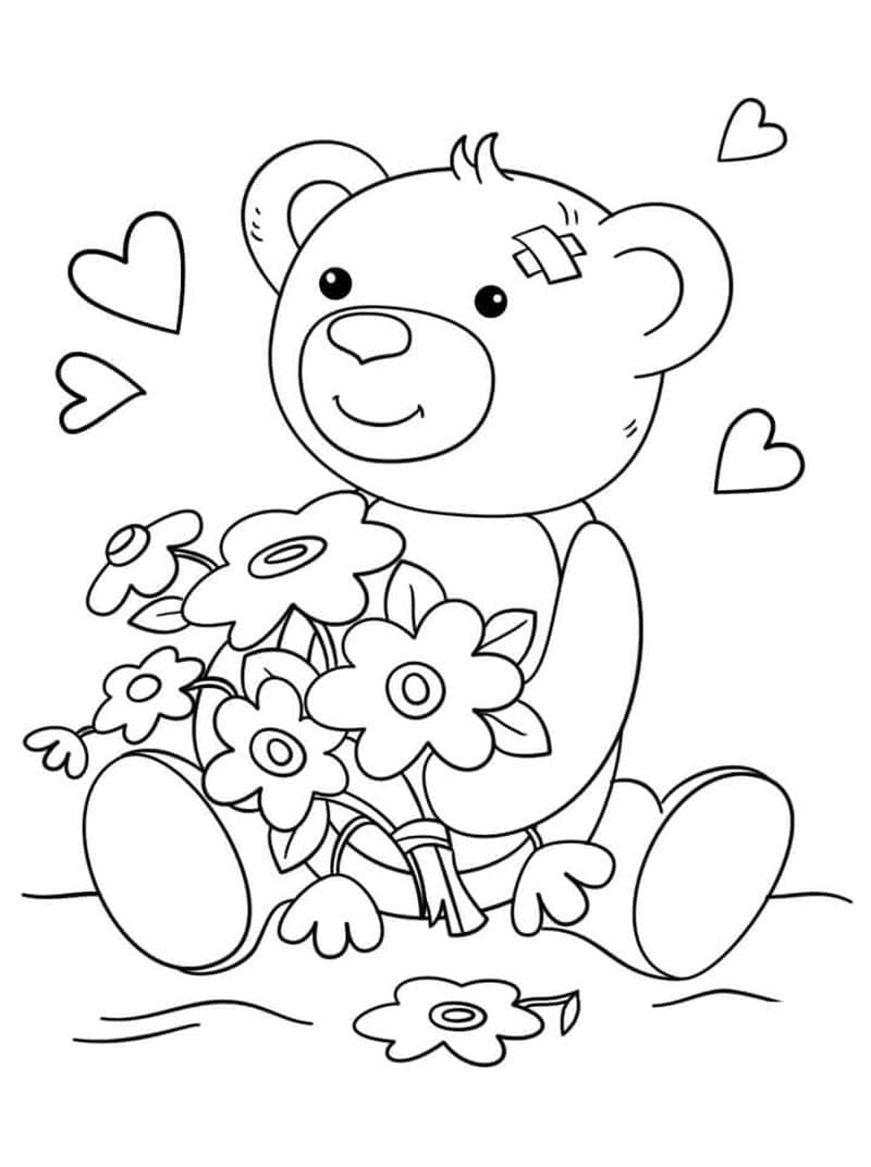 Chia sẻ bộ tranh tô màu gấu dâu lotso ngọt ngào và sống động