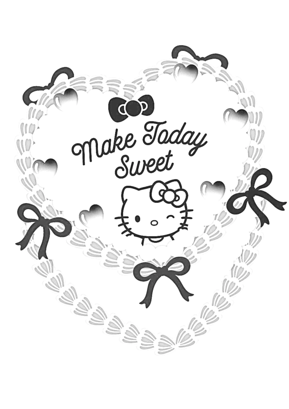 Tô tập trung hơn với bé tập tô màu hello kitty