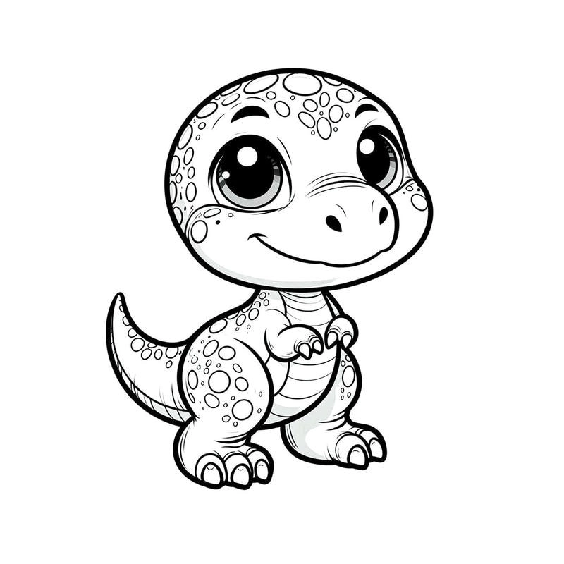 Học tên loài vật qua tô màu khủng long cổ dài