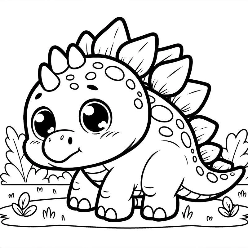 Tùy chỉnh dễ dàng với in tranh tô màu khủng long