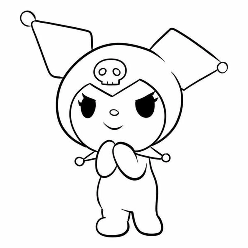 Thỏa sức sáng tạo với mẫu tô màu nhà kuromi xinh xắn cho bé