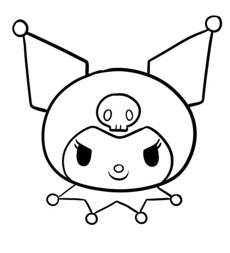 Chọn bộ tô màu kuromi dễ thương cho bé thỏa sức sáng tạo