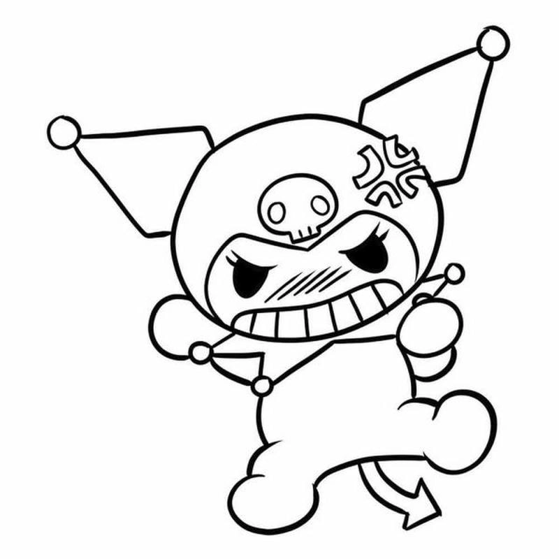 Khám phá đa dạng mẫu tô tượng kuromi cho bé thêm vui nhộn