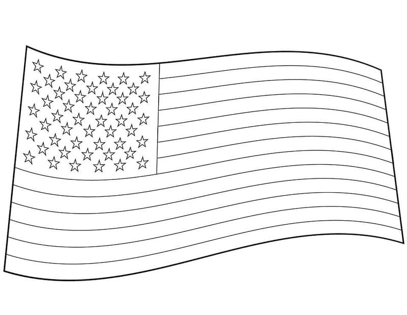 Khám phá Hoa Kỳ qua tô màu lá cờ mỹ chuẩn màu