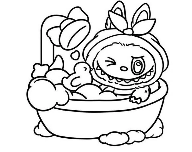 Tô màu labubu giúp bé phát triển sáng tạo