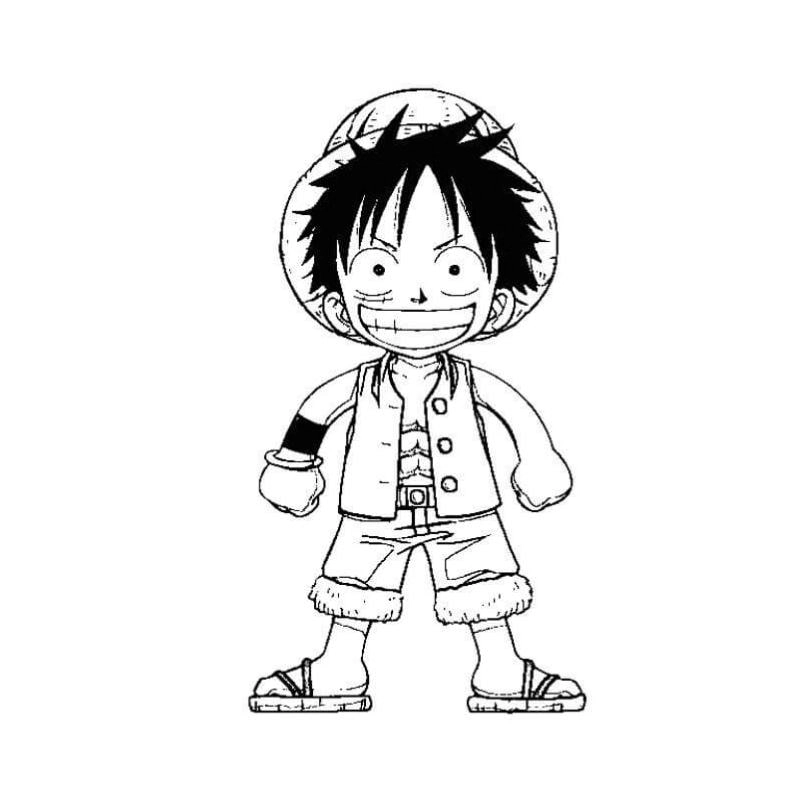 Rèn tư duy sáng tạo cùng tô màu luffy gear 4