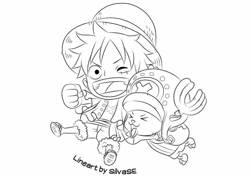 Thử sức với tô màu luffy gear 6 cùng các bạn nhỏ