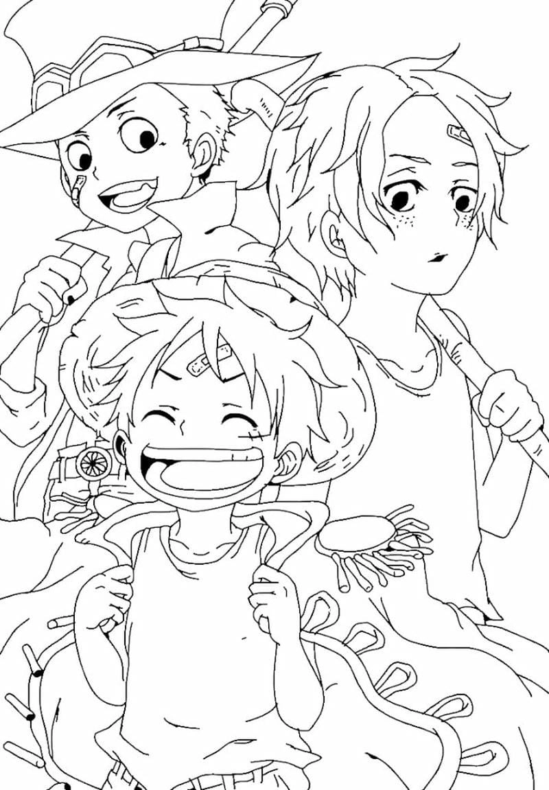 Rèn luyện kỹ năng khéo tay với tô màu luffy hấp dẫn