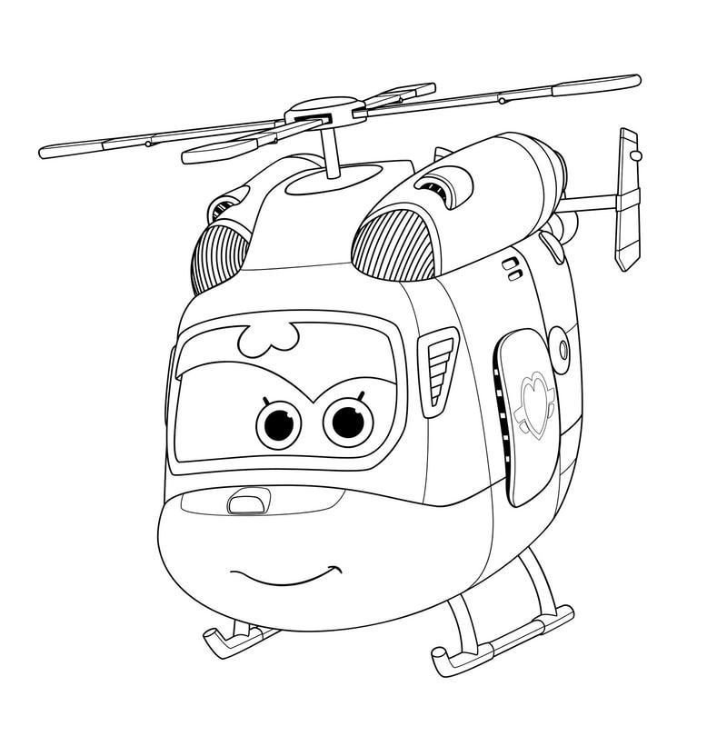 Khám phá tranh tô màu máy bay siêu đẳng cho bé