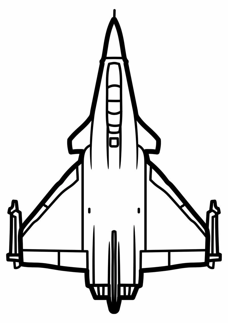 Vẽ tô màu máy bay chở khách đầy thú vị