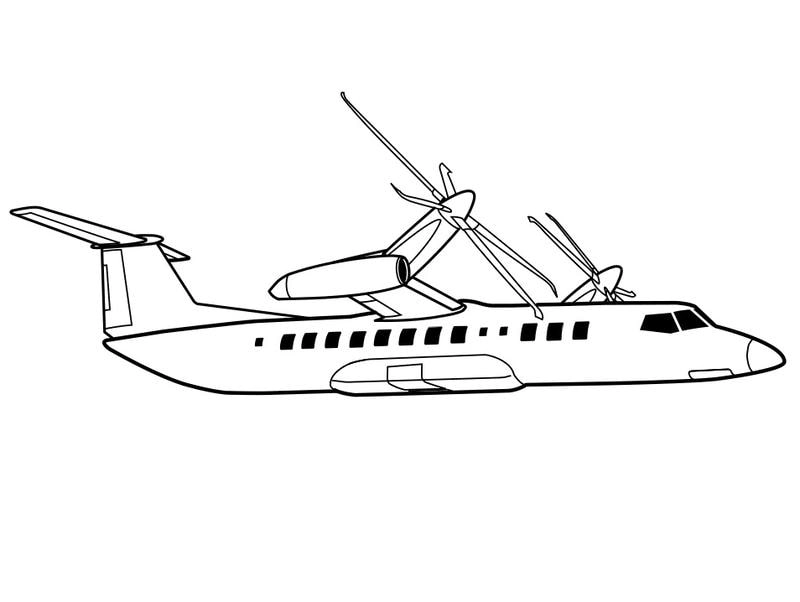 Khám phá máy bay tô màu đầy màu sắc