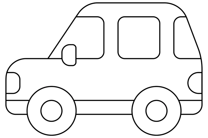 Tặng ngay bộ xe ô tô tô màu cho bé đẹp dễ in