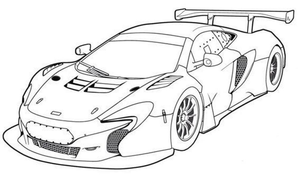 Gợi ý tranh tô màu ô tô cho bé cực kỳ đáng yêu