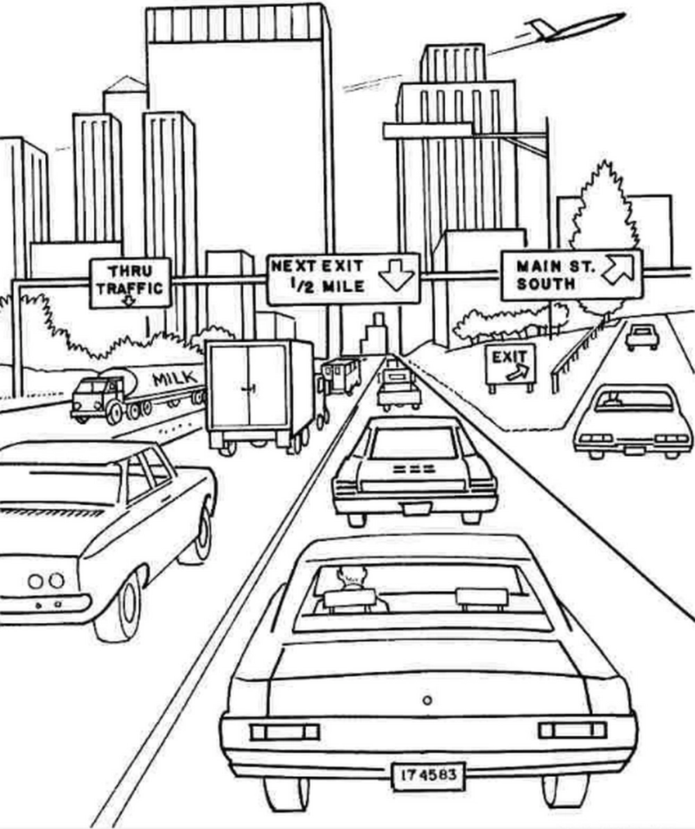 Giúp bé vui học với hình ô tô tô màu dễ thương