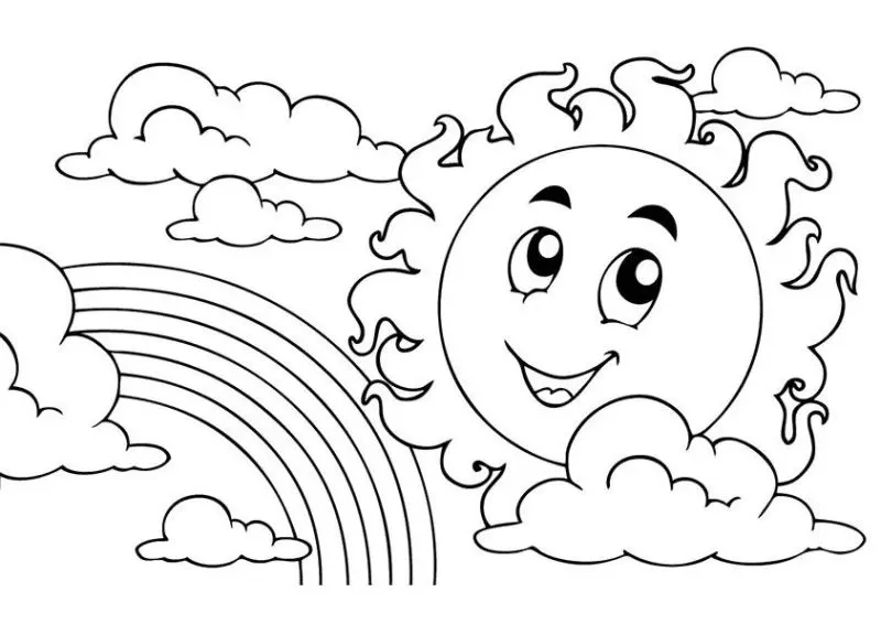 Khám phá sáng tạo với tô màu ông mặt trời rực rỡ