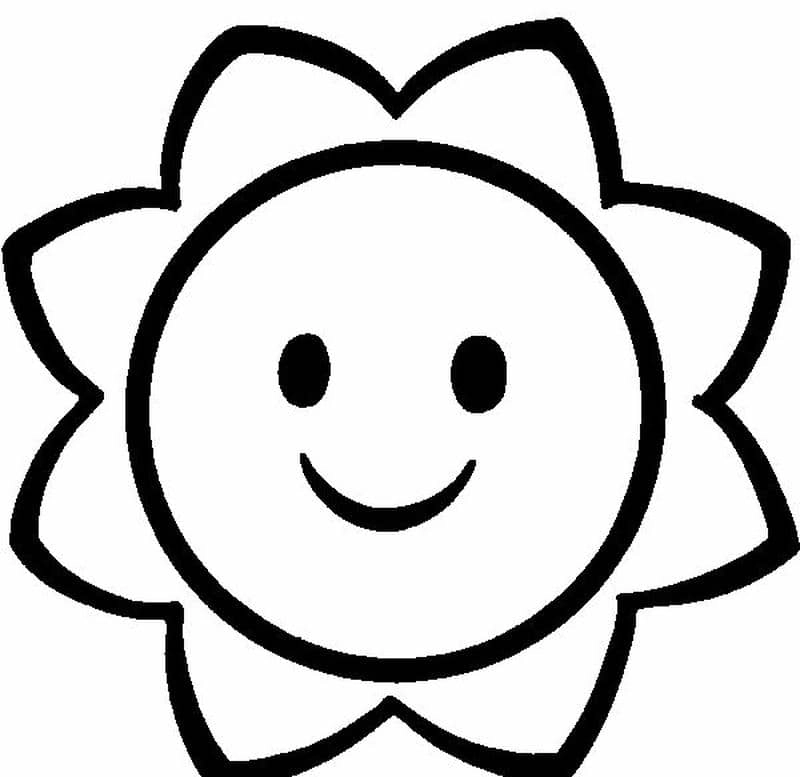 Khơi nguồn sáng tạo với hình tô màu mặt trời