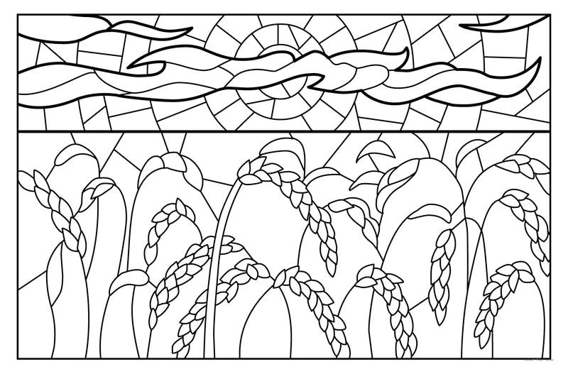 Khám phá tranh tô màu phong cảnh quê hương tuyệt đẹp cho bé yêu