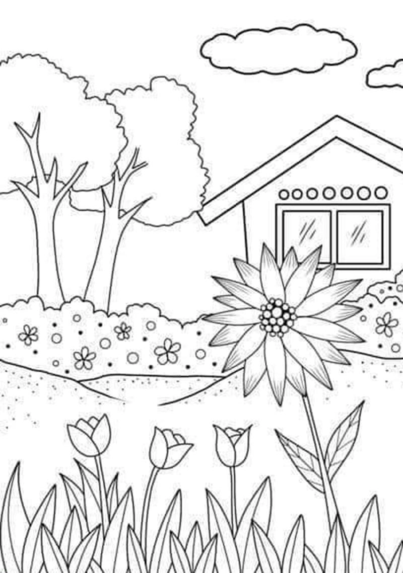 Khám phá công nghệ cùng tranh tô màu số hóa phong cảnh