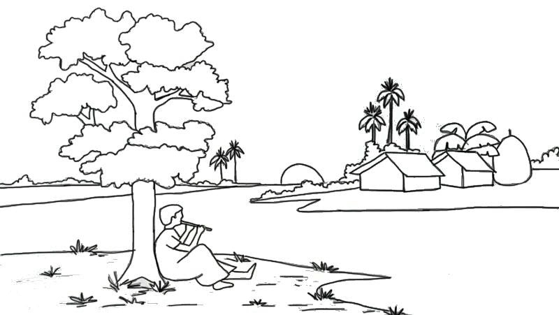 Tự tay sáng tạo với in tranh tô màu phong cảnh