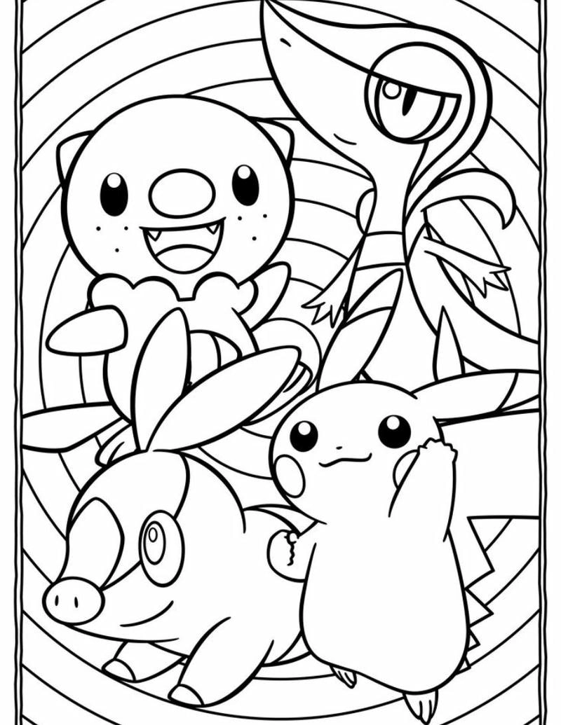 Tải và in hình pikachu cho bé tô màu dễ dàng tại nhà