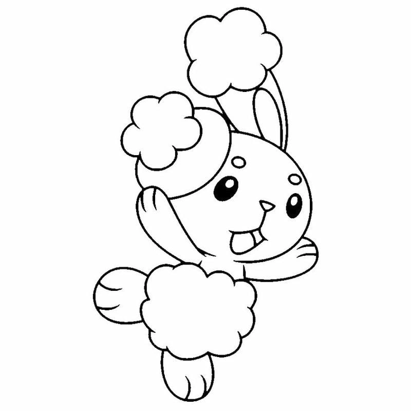 Giúp bé nhận biết hình qua tô màu con pikachu