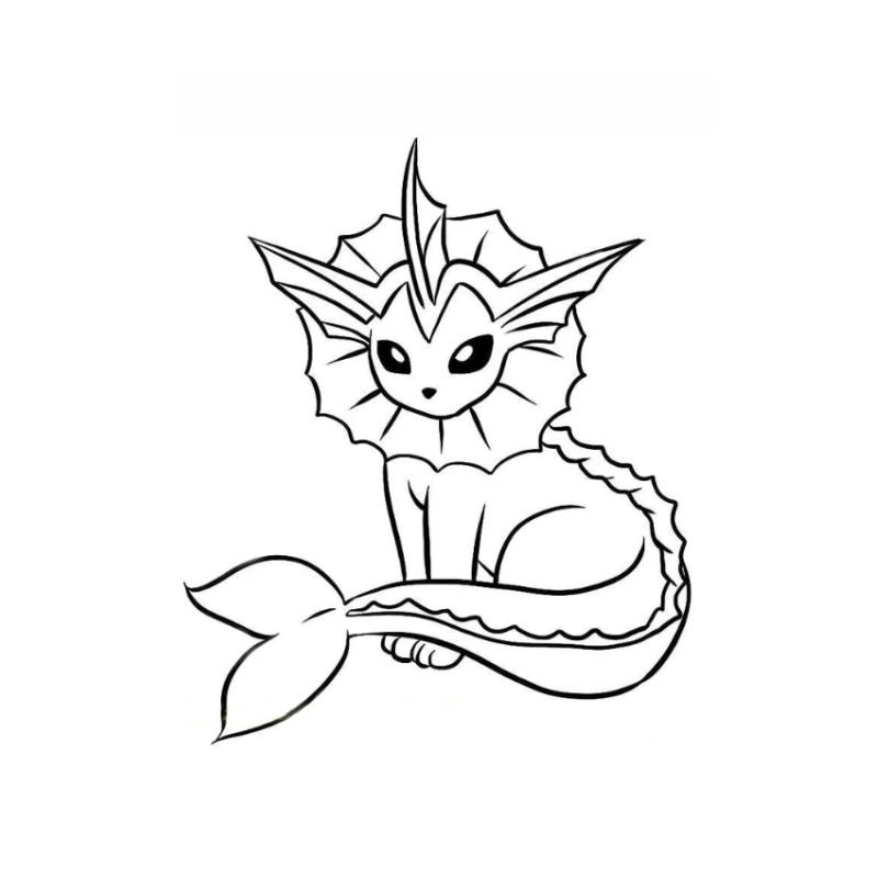 Tô tranh tô màu pokemon hệ nước tươi mát