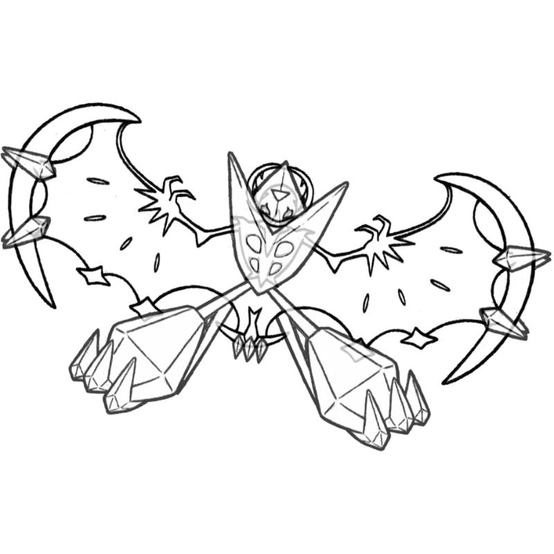 Tô điểm tranh tô màu pokemon tiến hóa mega mạnh mẽ