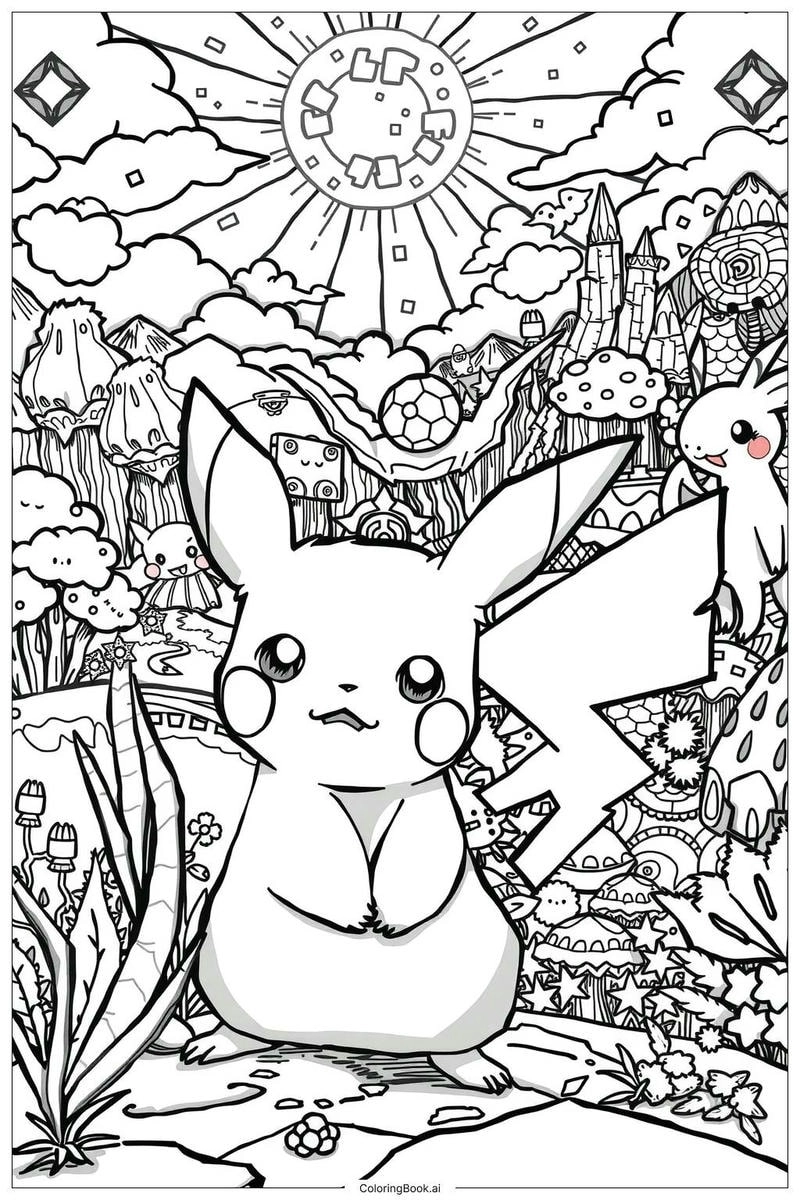 Khám phá tô màu pokemon huyền thoại huyền bí