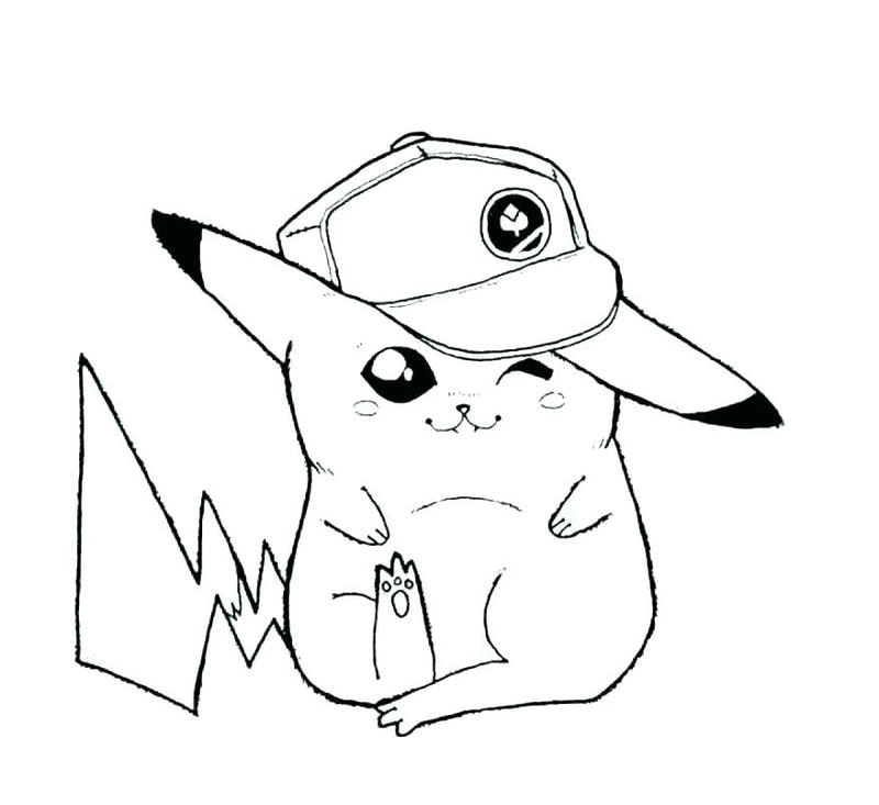 Tô màu pikachu pokemon đáng yêu