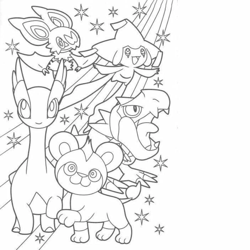 Sáng tạo với in hình pokemon tô màu chất lượng