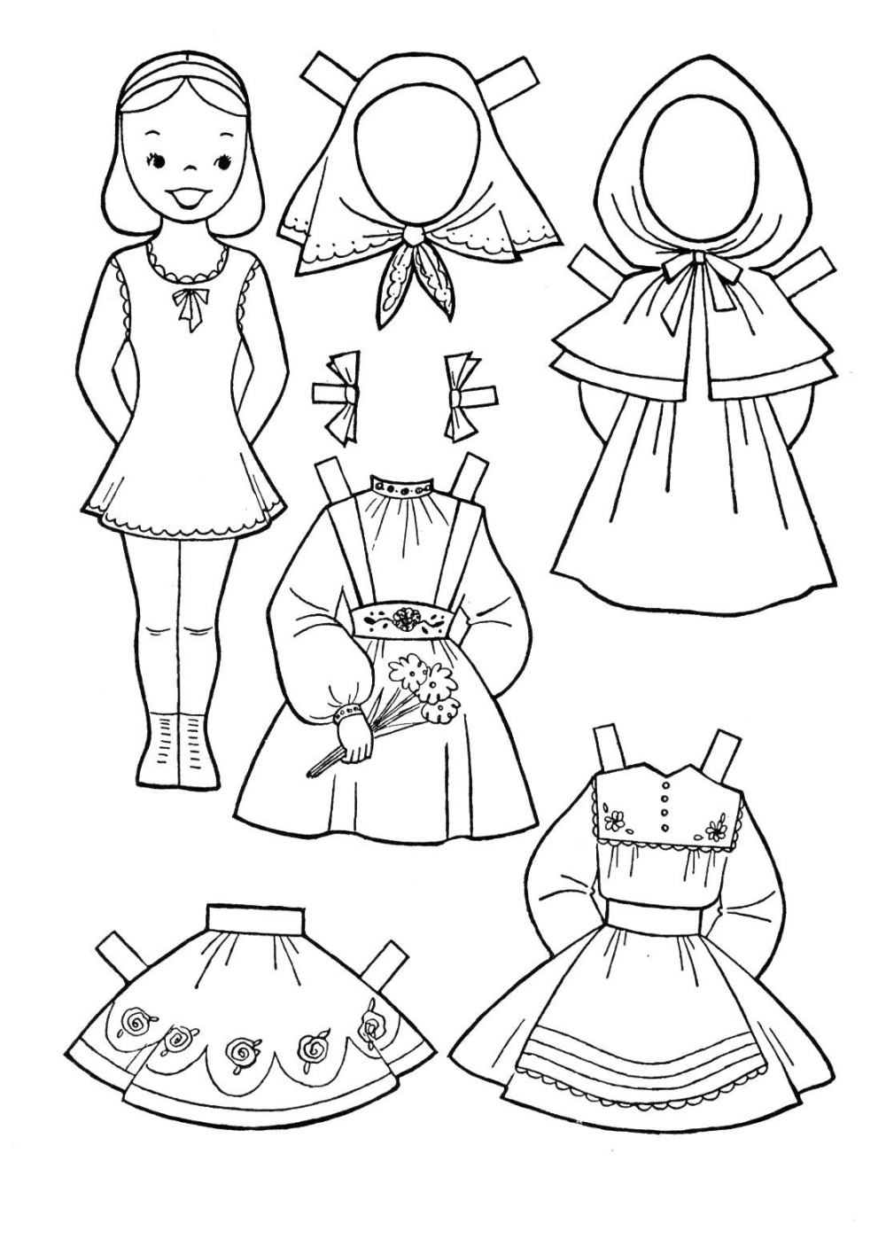 Giờ học sinh động với tranh quần áo tô màu