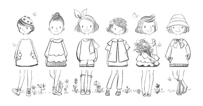 Mẹ và bé cùng chơi tô màu quần áo cho bé