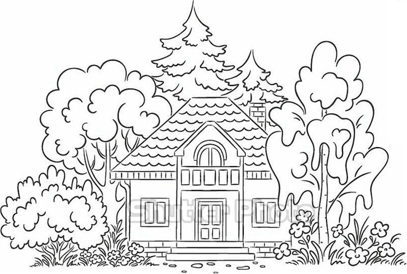 Tô sắc yêu thương cùng tranh tô màu chủ đề quê hương