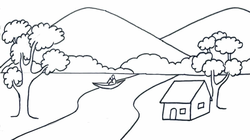 Bé sáng tạo cùng tranh tô màu chủ đề quê hương đất nước