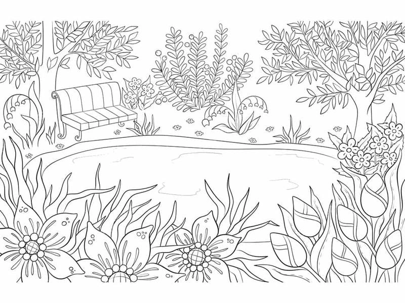 Gợi nhắc tuổi thơ qua tranh tô màu đồng quê mộc mạc